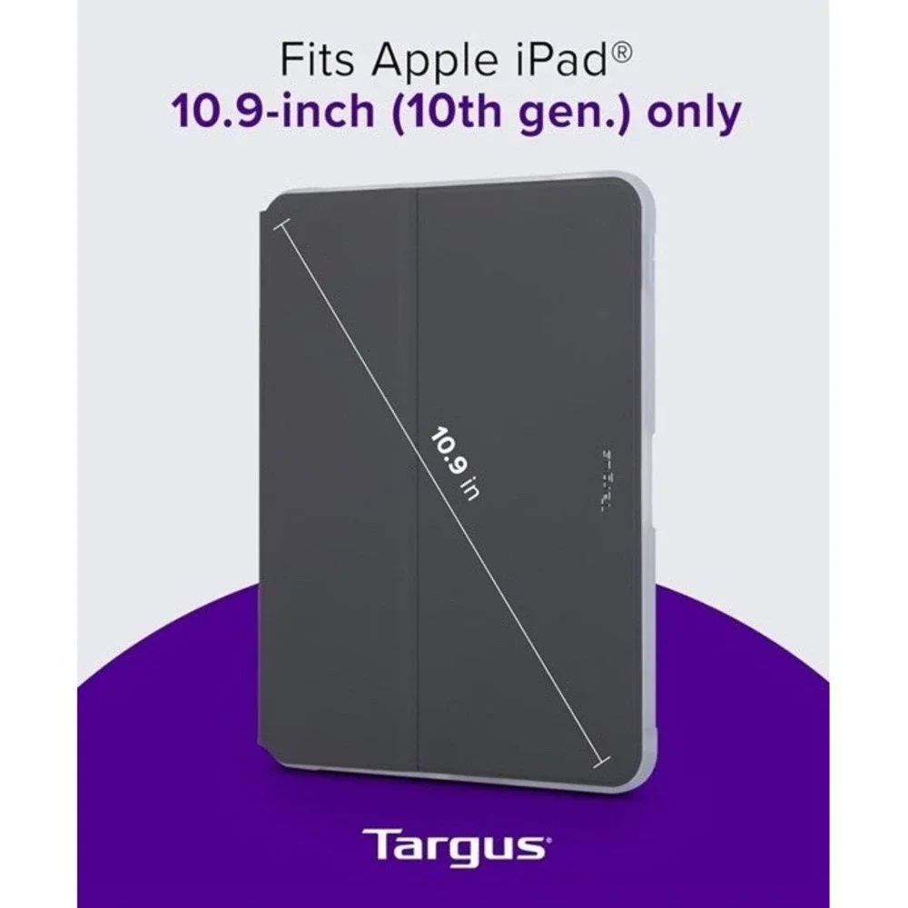 Targus SafePort Slim iPad‎ 10th Gen Case - Shock Absorbing Tray, Protective 10.9